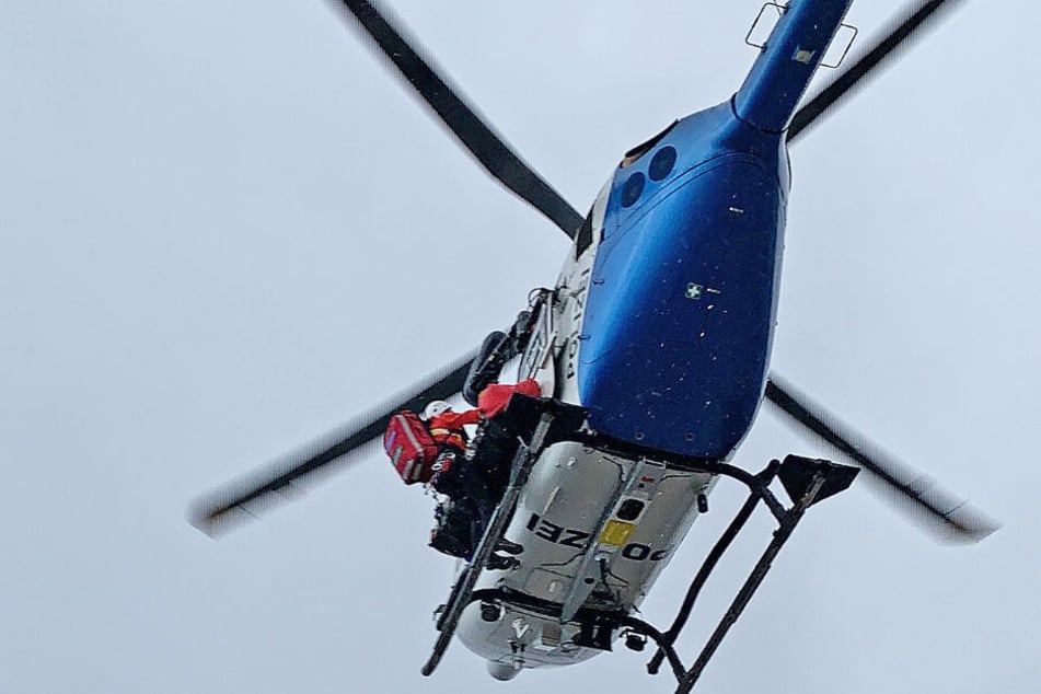 Insgesamt waren vier Hubschrauber im Zuge der Rettung am Watzmann in Bayern im Einsatz.