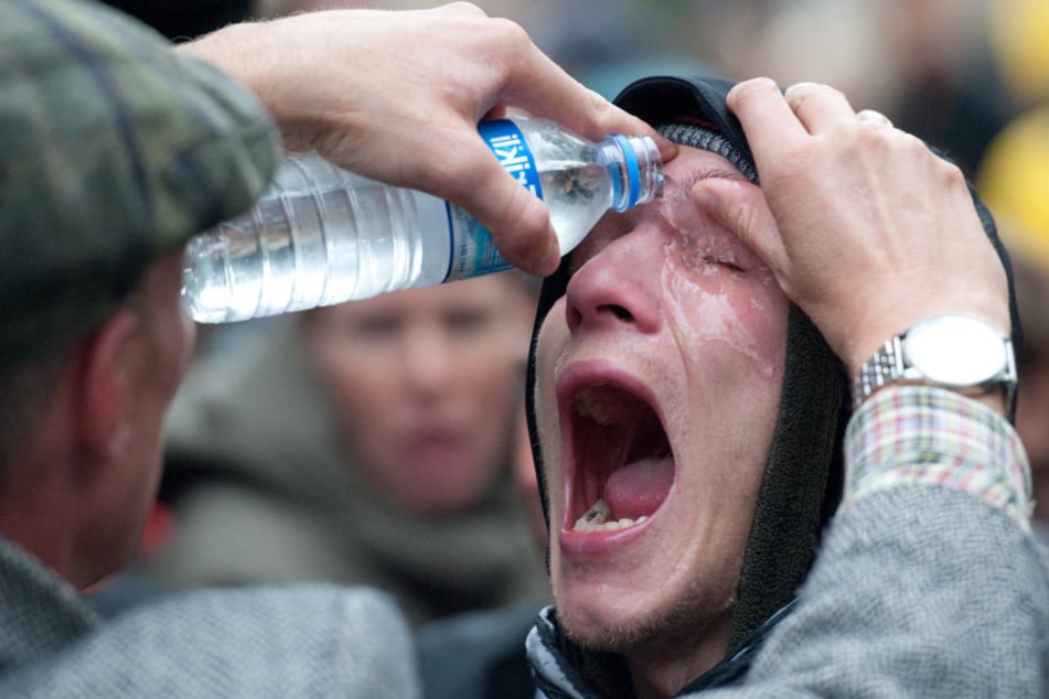 Das Opfer wurde mit Pfefferspray attackiert (Symbolbild).