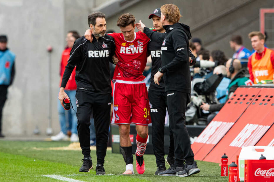 Noah Katterbach nach seiner Auswechslung.