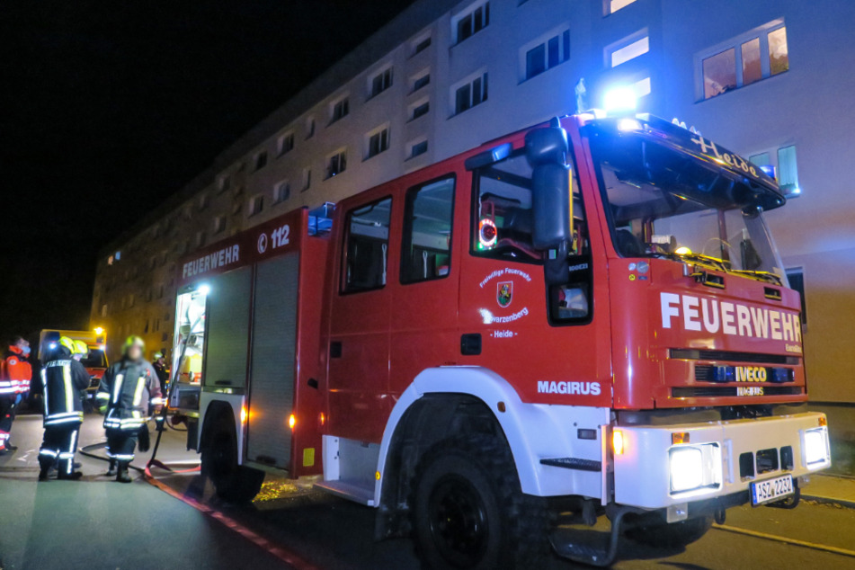 Die Feuerwehr war mit 14 Kameraden im Einsatz.