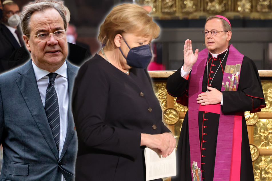 Angela Merkel und Armin Laschet gedenken Opfern der Flut-Katastrophe