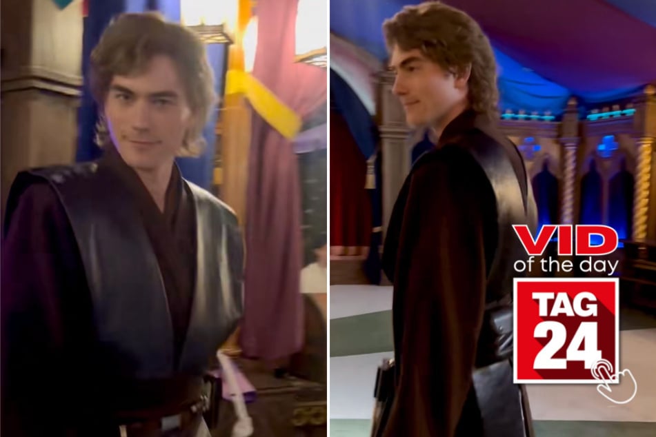 viral videos: Viral Video of the Day for May 27, 2023: Disney fans feel the force with perfect Anakin Skywalker