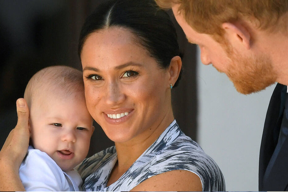 Meghan und Harry mit ihrem gemeinsamen Sohn Archie.