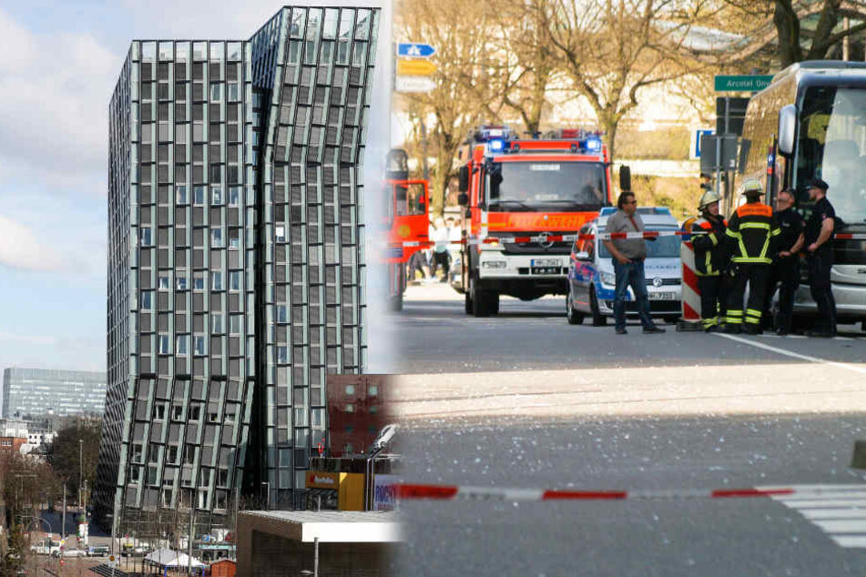 Schock! Glasscheibe löst sich von Kiez-Hochhaus und stürzt auf die Straße