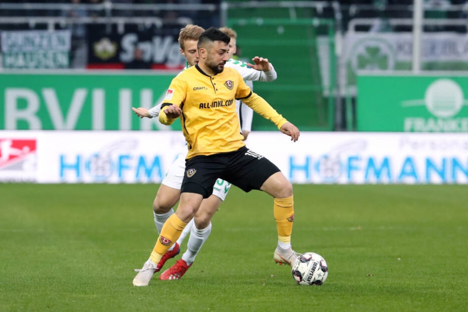 Aias Aosman beim Nachholspiel in Fürth Anfang April.