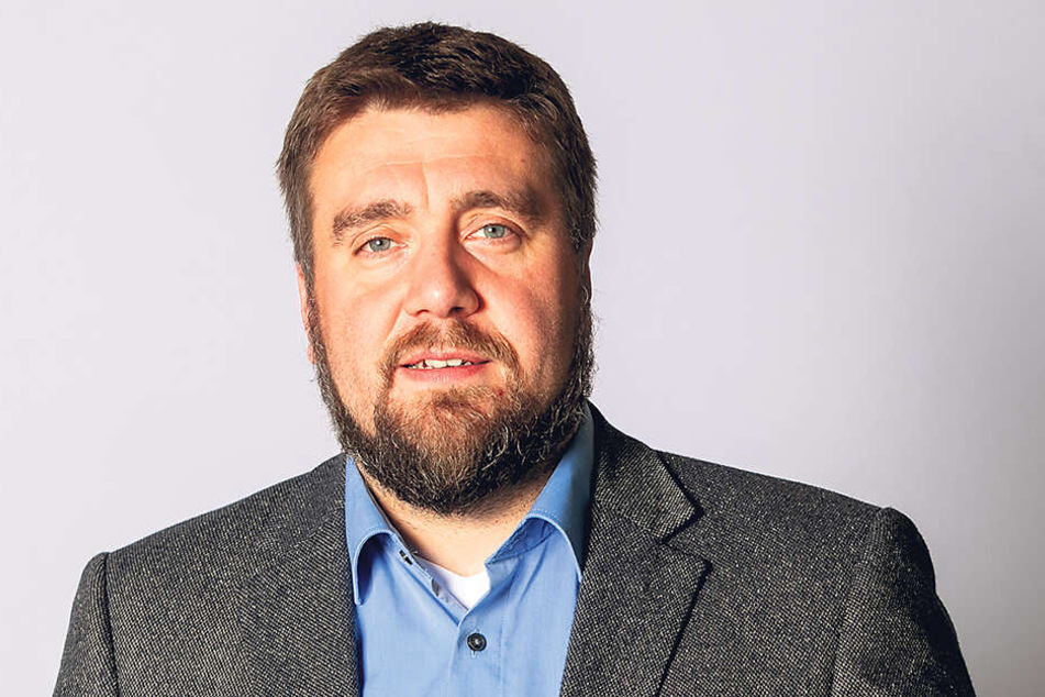 Uwe Wurlitzer (43, Blaue Partei)