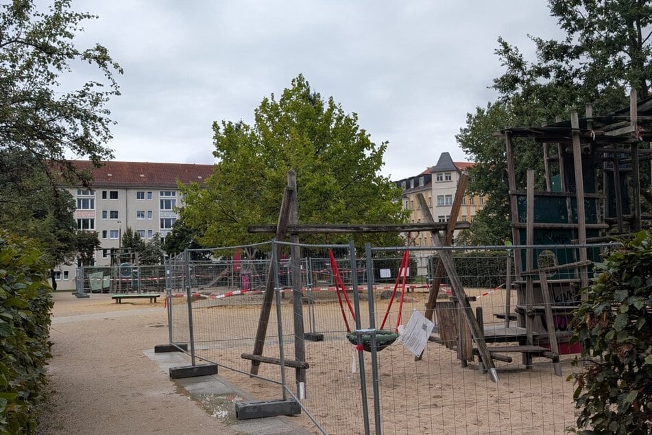 Die beiden gegenüberliegenden Attraktionen am Steinplatz können vorerst nicht genutzt werden.