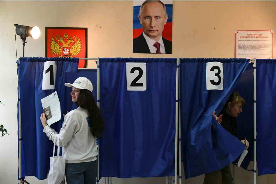 Ukrainian strikes rock Russia as vote cements Vladimir Putin's grip