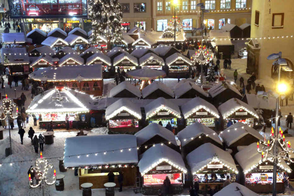 Winterlich weiß war es Mitte Dezember 2012 in Chemnitz.