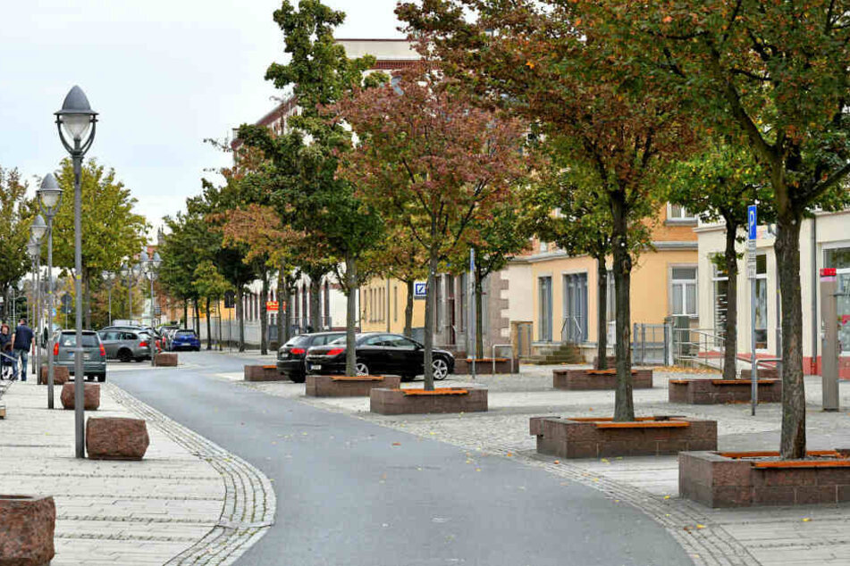 Die Heidenauer Ernst-Thälmann-Straße.