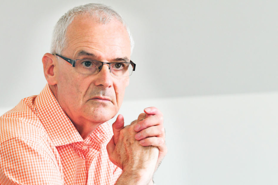 Mathias Wagner (63) vom Mieterverein Dresden bearbeitet etliche Fälle von
falschen Wohnlage-Einstufungen.