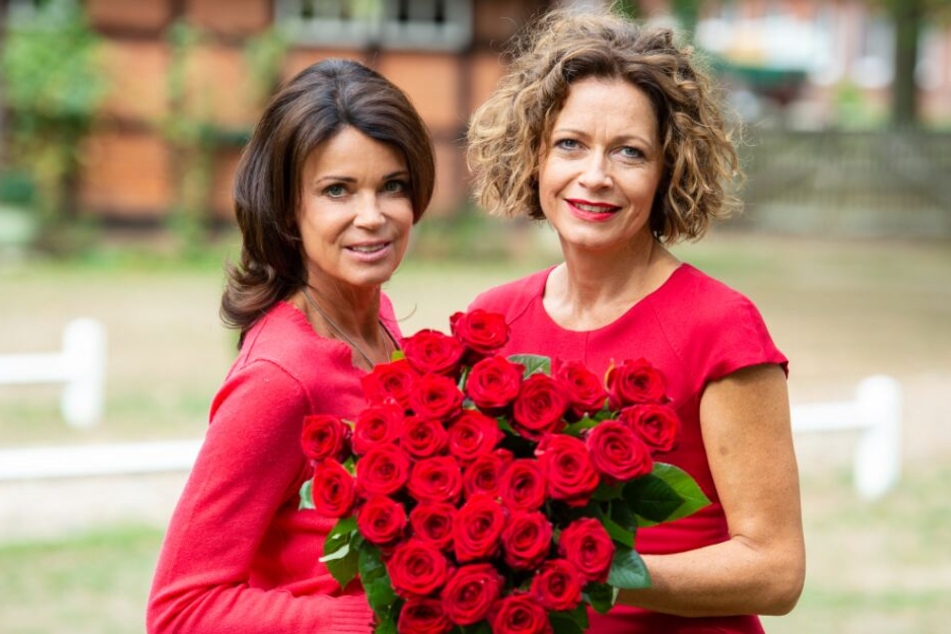 Gerit Kling (l) und Madeleine Niesche (r) waren zuvor die Hauptdarstellerinnen in der ARD-Telenovela.