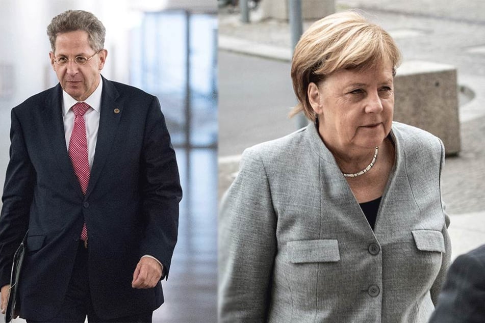 Hans-Georg Maaßen (55) und Angela Merkel (64, CDU) stehen unter Druck.