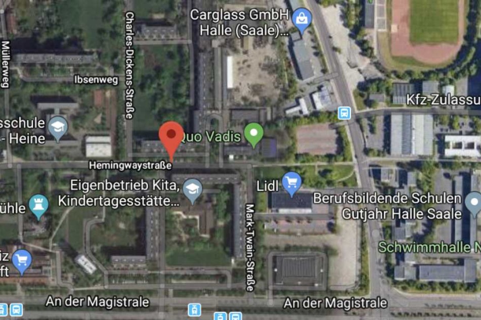 An der Hemingwaystraße fand das Kind den vermutlichen Blindgänger.