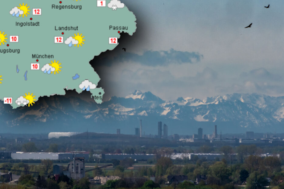 Der Frühsommer hat in München erstmal Pause, am Wochenende kann es immer wieder regnen.