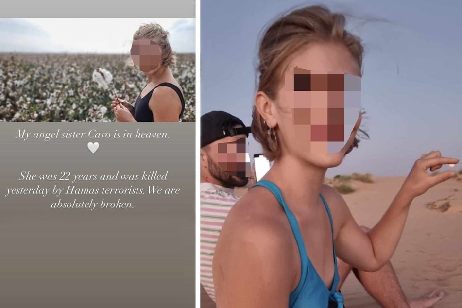 Carolin Bohl (†22) besuchte gemeinsam mit ihrem Freund einen Kibbuz nahe des Gazastreifens, als sie von palästinensischen Terroristen überfallen und getötet wurden.