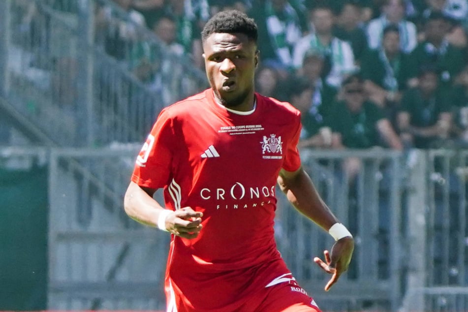 Stürmer Keasse Bah (21) von Stade Lausanne-Ouchy soll das Interesse des HSV geweckt haben.