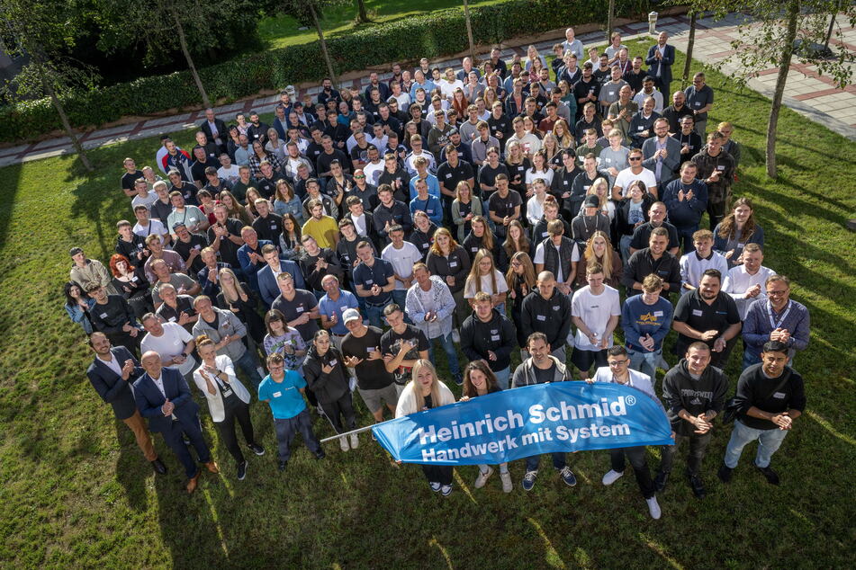 Handwerker von morgen: Mehr als 230 Azubis und Ausbilder der Firma Heinrich Schmidt trafen sich beim Lehrlingstag in Chemnitz.