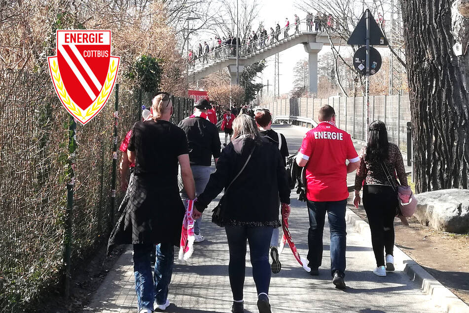 Fan-Ansturm in Cottbus vor dem Schicksalsspiel