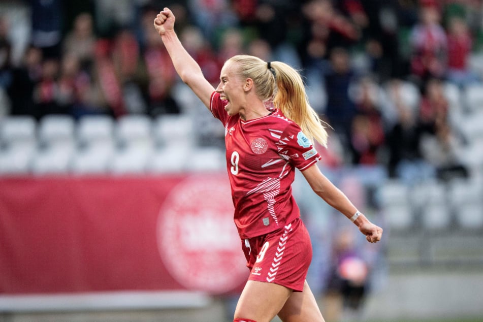 Amalie Vangsgaard brachte die Däninnen mit 1:0 in Führung.