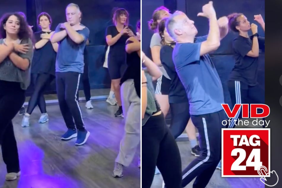 Today's Viral Video of the Day features a man who took over TikTok at a dance class with his incredible moves!