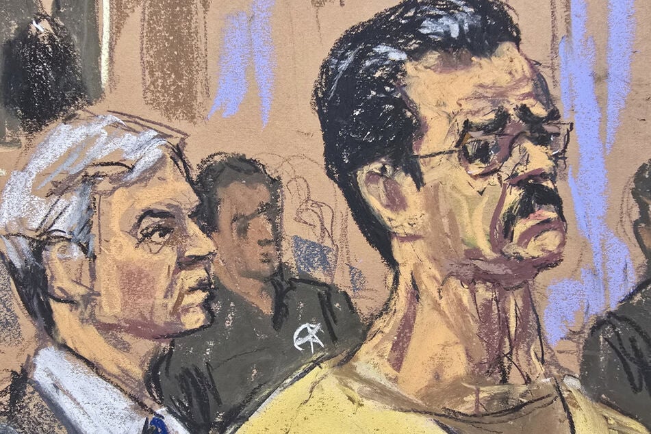 Nicolas Maduro (r) will go to trial in the US next July.