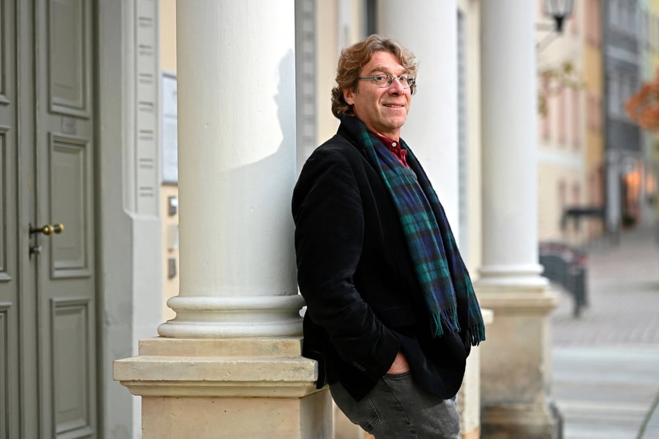 Schriftsteller Ralf Günther (57) feiert in Pirna die Sachsen-Premiere seines neuen Buches.