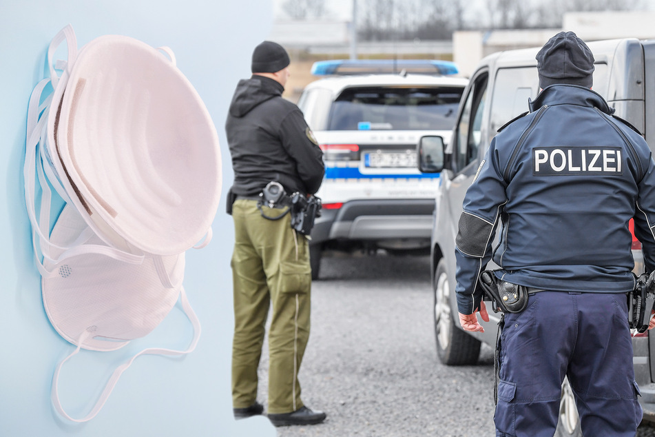 Was ein Reisender hinter seinem Mundschutz versteckte, überraschte Polizisten