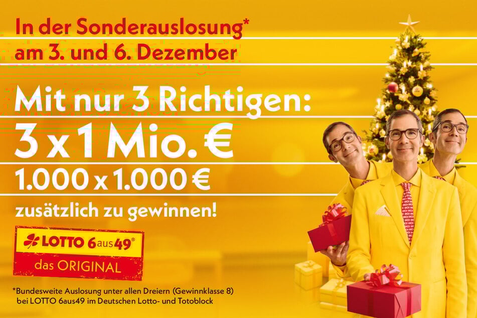 Gebt Euren Tipp bei LOTTO 6aus49 ab und verpasst nicht die Chance auf tolle Extragewinne zu Nikolaus.