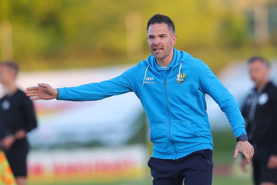 Trainer Benjamin Duda (36) konnte am Samstag nicht zufrieden mit der Leistung seiner Mannschaft sein.