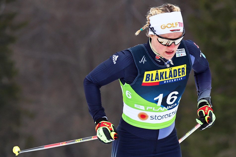 Die Thüringer Skilangläuferin Victoria Carl (27) fragt sich dem Beitrag zufolge, ob Kinder und Jugendliche auch schon vordergründig auf ihr Gewicht achten. (Archivbild)