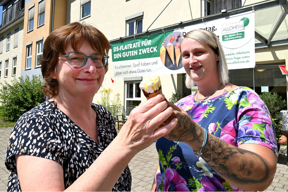 Ab 10 Uhr gibt's leckeres Eis für den guten Zweck.