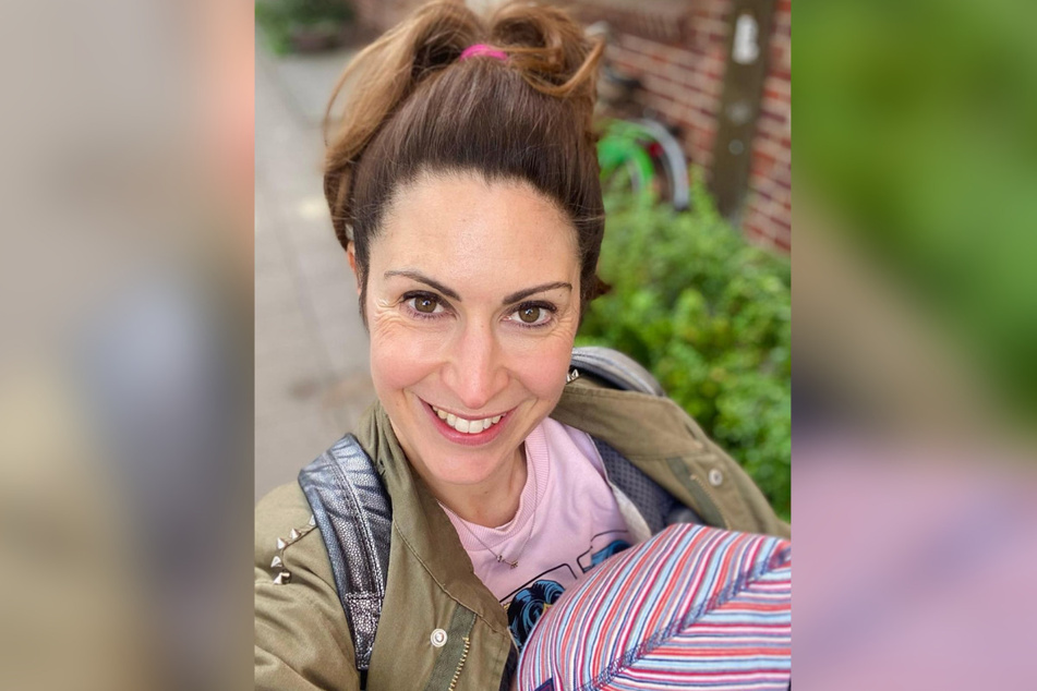 Madita van Hülsen (40) sorgt sich um ihr Baby.