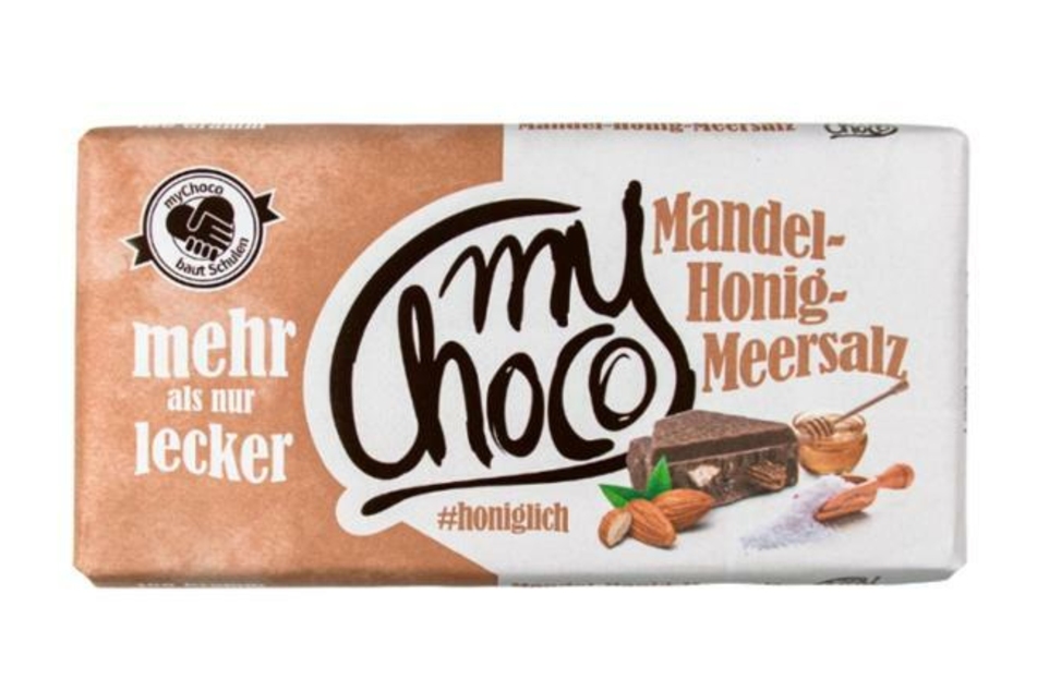Diese Schokolade der myChoco GmbH ist vom Rückruf betroffen.