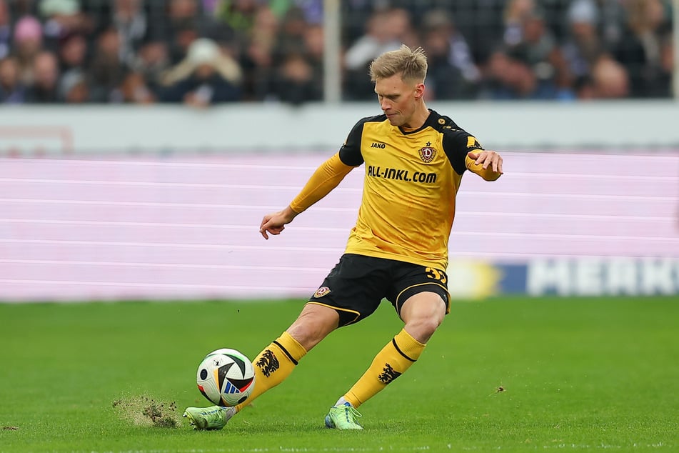 Jonas Sterner (22) ist seit seinem Wechsel zu Dynamo Dresden ein echter Dauerbrenner. Jetzt muss er aber mehrere Wochen passen.