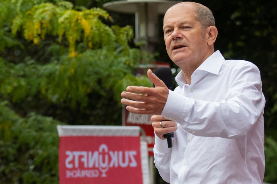 SPD-Kandidat Olaf Scholz (63) hat in den zahlreichen Umfragen zur Bundestagswahl 2021 derzeit die Nase vorne.
