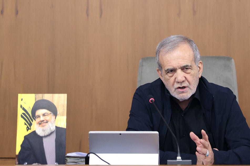 President Masoud Pezeshkian insisted Wednesday that Iran was "not looking for war" but pledged a stronger response if Israel retaliates for its missile attack.