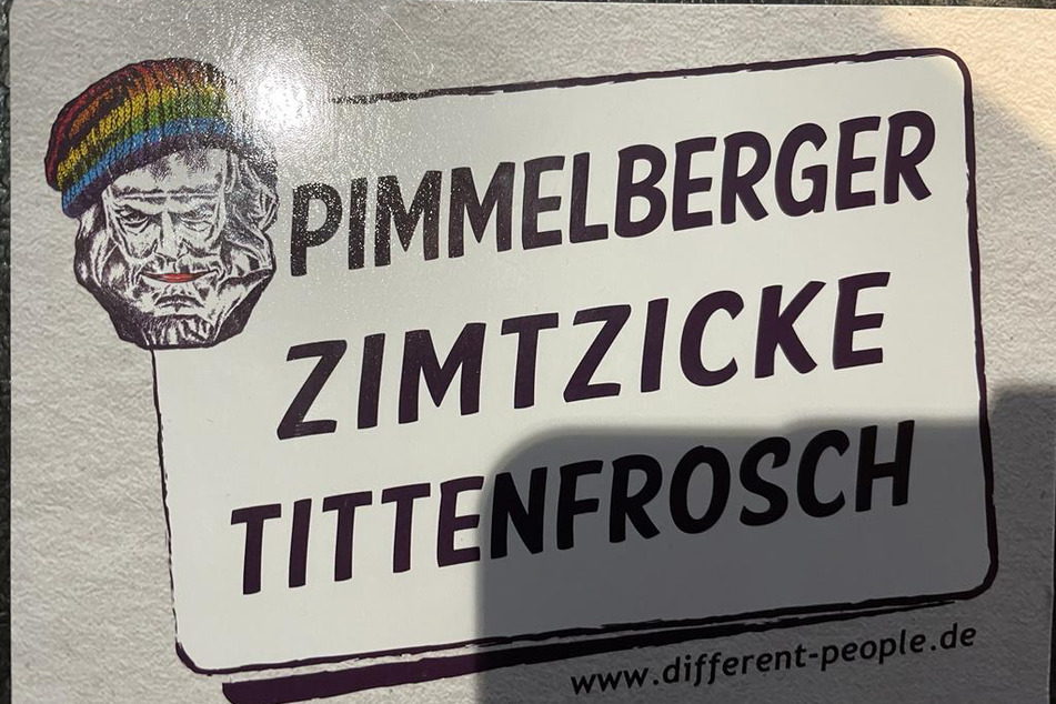 Mit den Wörtern "Pimmelberger, Zimtzicke, Tittenfrosch" warb der Verein "Different People" für einen Workshop.