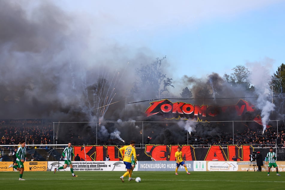 Das letzte Heimspiel gegen Chemie Leipzig gewann Lok Leipzig vor überzeugender Kulisse mit 2:0.