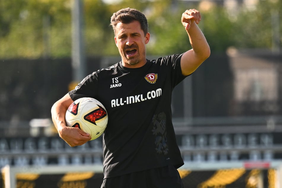 Dynamo-Trainer Thomas Stamm (43) und seine Jungs wollen gegen die Hertha zurück in die Erfolgsspur.