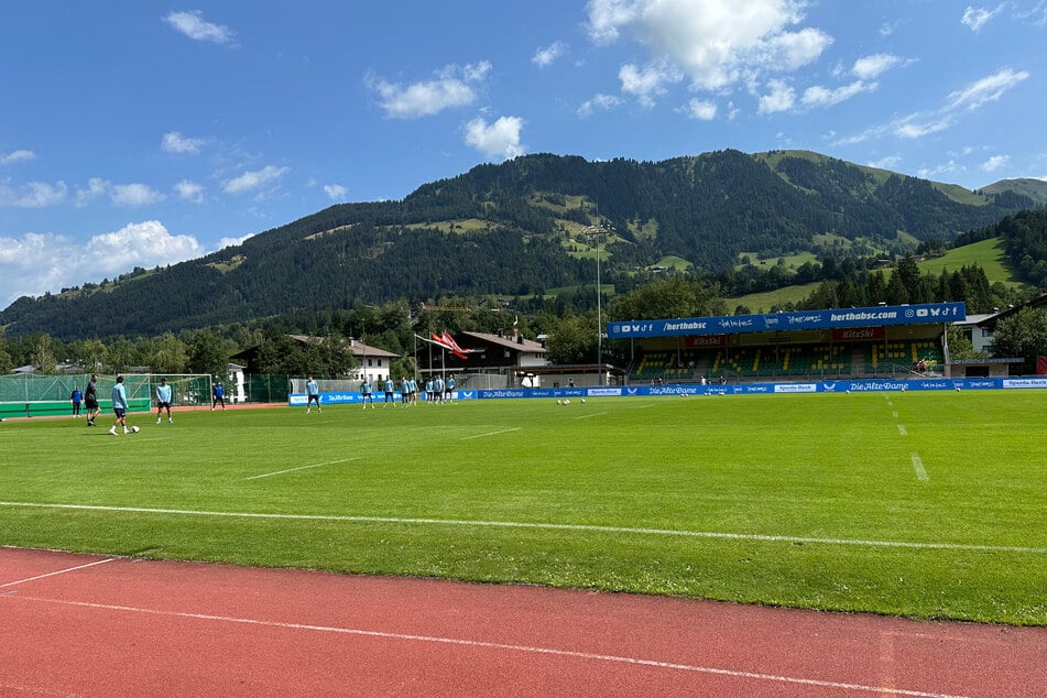 Hertha bereitet sich auf den zweiten Test vor.