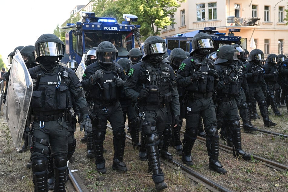 Am "Tag X" war die Leipziger Polizei besonders gefordert. Aber auch im restlichen Jahr hatten die Einsatzkräfte viel zu tun.