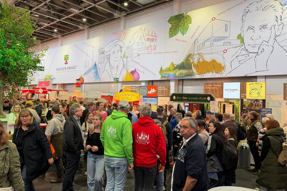 Sachsen-Anhalt und seine Unternehmen präsentieren sich auf der Grünen Woche in Halle 23b.