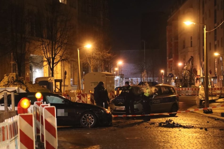 Die Verfolgungsjagd nahm in der Rungestraße nach einem Unfall sein Ende.