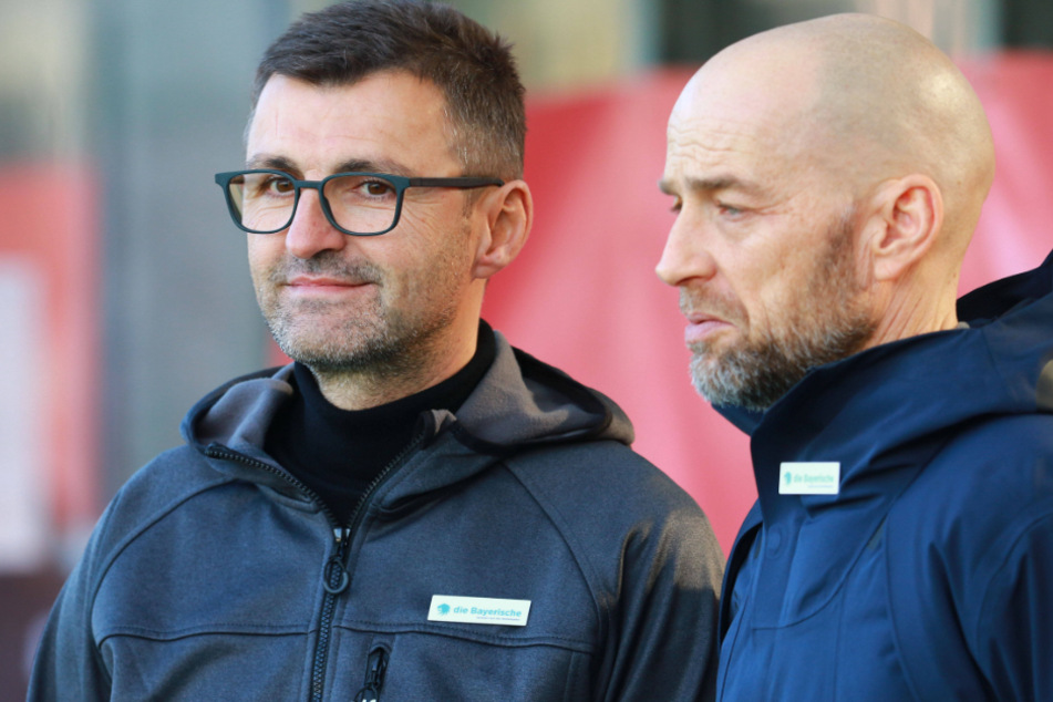 Löwen-Geschäftsführer Günther Gorenzel (r.) äußert sich zur Corona-Krise und den Auswirkungen auf den TSV 1860 München.