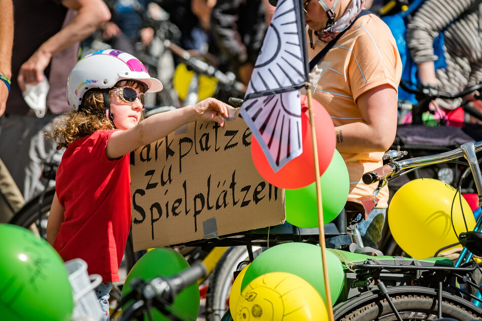 Am Sonntag findet in Dresden wieder die Fahrraddemo "Kidical Mass" statt.