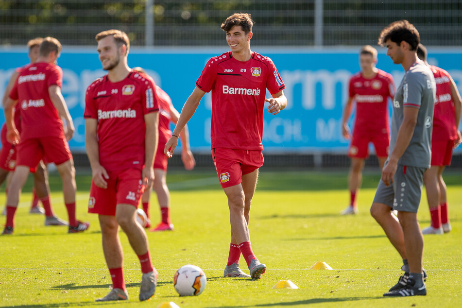 Das Training bei Bayer Leverkusen am Donnerstag.
