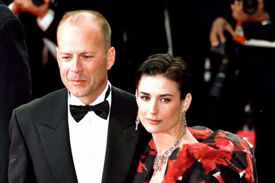 Demi Moore (heute 63) und Bruce Willis (heute 71) im Jahr 1997. (Archivbild)