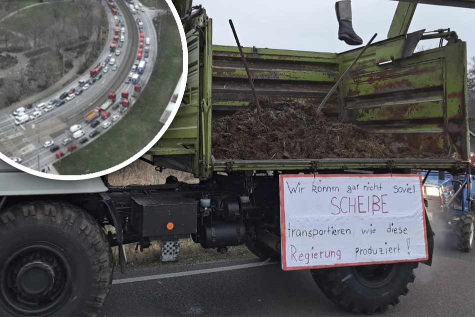 Protest von mehr als 3000 Bauern in und um Leipzig: Polizei ermittelt gegen mehrere Beteiligte