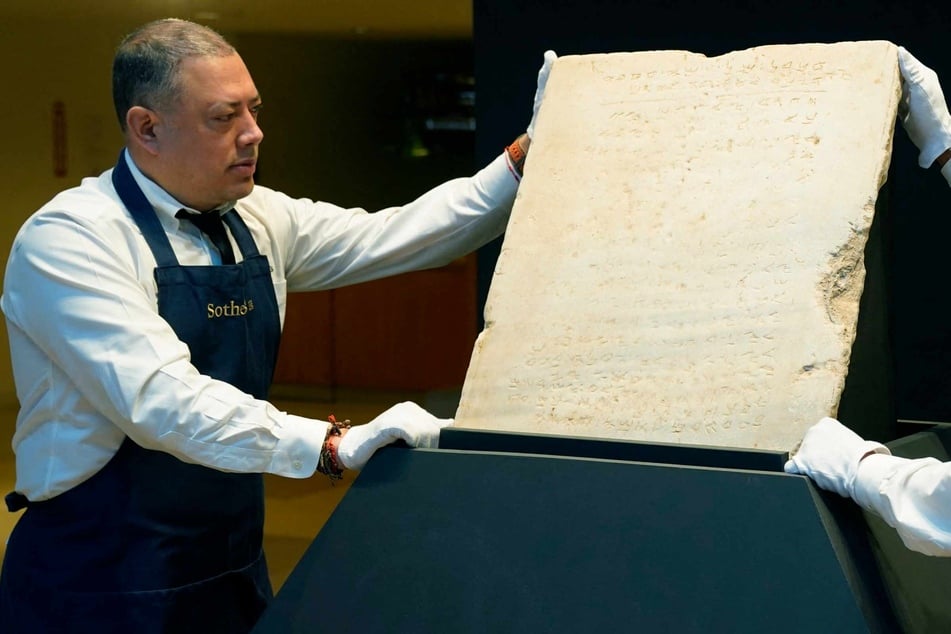 Ancient stone tablet engraved with Ten Commandments sells for $5 million